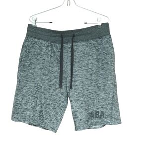 EUC NBA Charcoal Athletic Men's Cut Off Knit Shorts Size M
